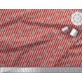 thumbnail image 3 of Soimoi Red Poly Georgette Fabric Stripe & Wild Animal Print Fabric by Yard 42 Inch Wide, 3 of 3