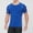 Blue, variant on Men's Compression Shirt, Workout T-Shirt with Elastic Fabric, Fitness Top for Gym and Casual Wear
