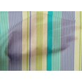 thumbnail image 3 of oneOone Tissu Popeline de Coton Multicolore Rayé Imprimé au Mètre 56 Pouces de Large, 3 of 3