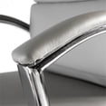 thumbnail image 4 of Echo High Back Leather Executive Chair in Light Gray, 4 of 8