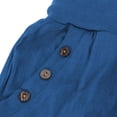 thumbnail image 3 of Pantalon Cargo Ample Décontracté pour Femmes, Uni, à Cordon de Serrage, Jambe Grand, Court, 3 of 5