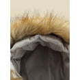 thumbnail image 4 of Kmbangi Combinaison de Neige d'Hiver pour Bébé, Manteau Grenouillère pour Nourrisson, Manteau Chaud d'Extérieur, Veste Matelassée à Capuche, Combinaison à Pieds 6-24 m, 4 of 9