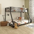 thumbnail image 1 of DHP Miles Metal Twin/Full Bunk Bed, 1 of 9