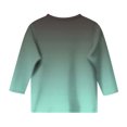 thumbnail image 5 of Splozh T-Shirt à Manches Longues pour Tout-Petit Fille Décontracté Col Rond T-Shirt à Manches Trois Quarts Haut Basique Régulier à Manches 3/4 Vert Menthe, 10-11 Ans, 5 of 5