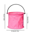 thumbnail image 2 of Folding Portable Water Storage Bucket for Outdoor Travel Car Washing and Children Use 5 Color Options, 2 of 3