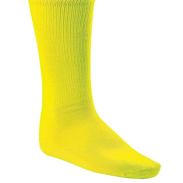 Champion Sports SK3NYL Rhino All Sport Sock, Neon Yellow - Large