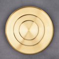 thumbnail image 2 of 2Pcs Round Gold Tray,Metal Decorative Tray Makeup Tray Organizer for Vanity,Matte Brass Finish, 4.9 Inch & 7.9 Inch, 2 of 4
