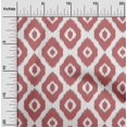 thumbnail image 2 of oneOone Cotton Poplin Pink Fabric Asian Ikat Craft Projects Decor Fabric Printed By The Yard 42 Inch Wide, 2 of 4