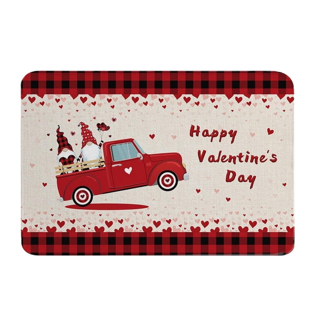 Chmadoxn Bathroom Rugs, Rugs for Living Room, Area Rug, Bath Mat Valentine's Day Mat Porch Door Mat Love Romantic Holiday Decoration Mat a carpet