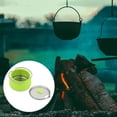 thumbnail image 3 of S SERENABLE Collapsible Folding Silicone Cooking Pot Gas Stove Cooker Kitchen Camping Green, 3 of 9