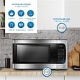 thumbnail image 1 of Danby  0.9 cu. ft. Countertop Microwave, Stainless Steel, 1 of 1