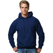Hanes Mens ComfortBlend EcoSmart Pullover Hoodie Sweatshirt, L, Navy