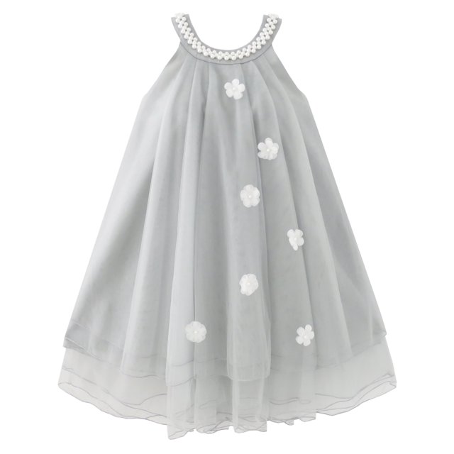 Robe Fille Fleur Robe Dos Nu Perle Fête Mariage Anniversaire 10 Ans