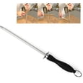 thumbnail image 4 of Oleegame 1PC Tomato Slicer And Lemon Slicer 10 Sharpener inch with Kitchen Sharpening Kitchen Tool Handle Kitchen，Dining & Bar White, 4 of 9