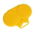 thumbnail image 1 of Fareti Food Grade Plastic Microwave Egg Poacher 2 Cavity Design Heat Resistant Perfect for Home Kitchen Breakfast, Yellow, 1 of 4