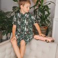 thumbnail image 4 of Wukai Ensemble de Pyjama Court à Manches Courtes Imprimé Poisons d'Halloween pour Enfants, 2 Pcs-Petit, 4 of 6