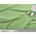 thumbnail image 2 of Soimoi Tissu Georgette Poly Vert Tissu Imprimé Bouteille Coloré au Mètre 52 Pouces de Large, 2 of 3