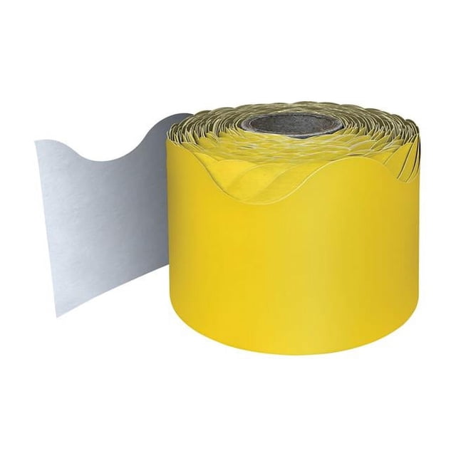 Carson Dellosa Education CD-108467 Rolled Scalloped Borders, Yellow