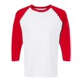 thumbnail image 1 of M&O 5540 Raglan Three-Quarter Sleeve Baseball T-Shirt, 1 of 2