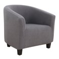 thumbnail image 1 of Housse de Fauteuil Jacquard 2024, Housse de Fauteuil Simple, Fauteuil d'Appoint, Housse de Canapé Tonneau, Housse de Canapé Extensible en Spandex Élastique Uni, 1 of 5