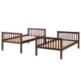 thumbnail image 3 of Pemberly Row Twin Over Twin Bunk Bed in Walnut, 3 of 6