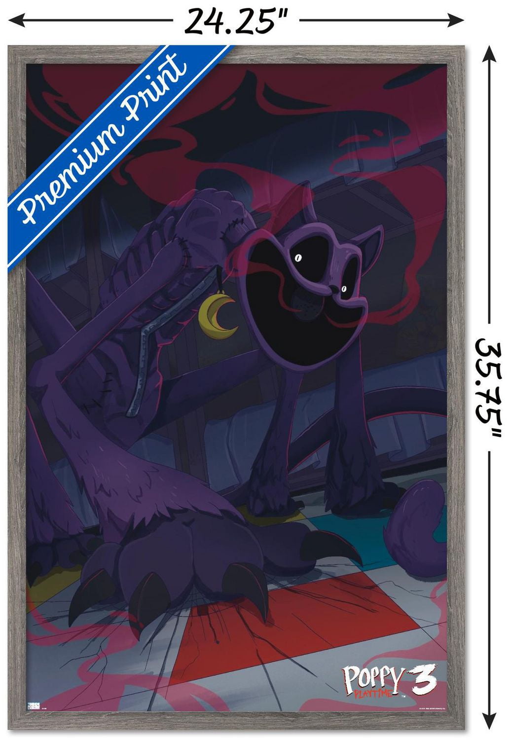 Poppy Playtime: Chapter 3 - CatNap Wall Poster