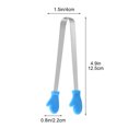 thumbnail image 3 of Stainless Steel Silicone Clamps Mini Ice Cubes Coffee Cubes Clips Food Clips, 3 of 6