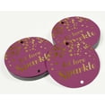 thumbnail image 3 of Inkdotpot Real Gold Foil Let Love Sparkle Wedding Tags Favor Hang Paper Tags 100 Pieces, 3 of 6