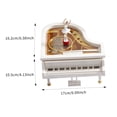 thumbnail image 3 of Boîte à Musique Piano Fille Danseuse de Ballet Rotative Cadeau d'Anniversaire de la Saint-Valentin, 3 of 9