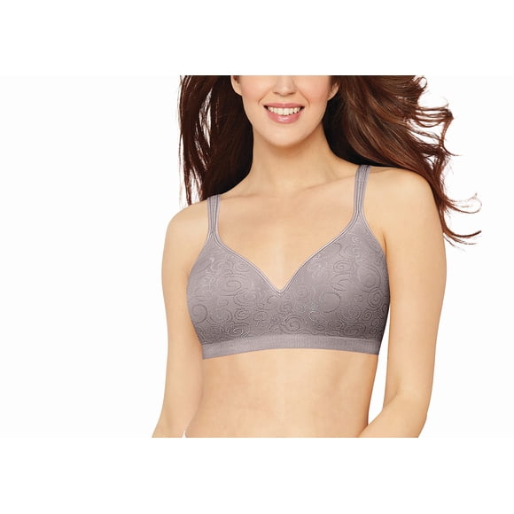 Bali womens Comfort Revolution Wirefree Bra Df3463 Warm Steel Swirl,40C