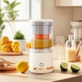 thumbnail image 1 of Antqov Automatic Separation Juicer Rechargeable Juicer Machine Vegetable and Fruit with USB Cable and Cleaning Brush Easy To Clean Portable Juicer for Orange, Home Accessories, 1 of 6