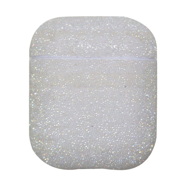 Wireless Bluetooth Headset Protector Rhinestone Inlaid Earphone Case with Charging Hole Replacement for Airpods 1/2