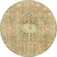thumbnail image 1 of Ahgly Company Tapis d'Intérieur Ronds Abstraits Jaunes Abstraits pour Aire, 5 Pieds Rond, 1 of 6