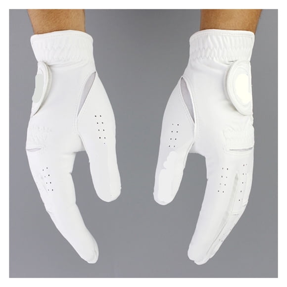 1 Paire de Gants de Golf pour Hommes, Gants de Sport en Microfibre en Tissu Doux à Coupe Ajustée, Adhérence Durable, Chauds et Légers