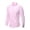 Pink, variant on Men Shirts Long Sleeve Men's Dress Shirts Big and Tall Long Sleeve Dress Shirt Untucked Dress Shirts for Men Man Dress Shirt Black M