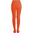 thumbnail image 3 of ORUYROP Women's Solid Colored Opaque Microfiber Footed Tights, 3 of 7
