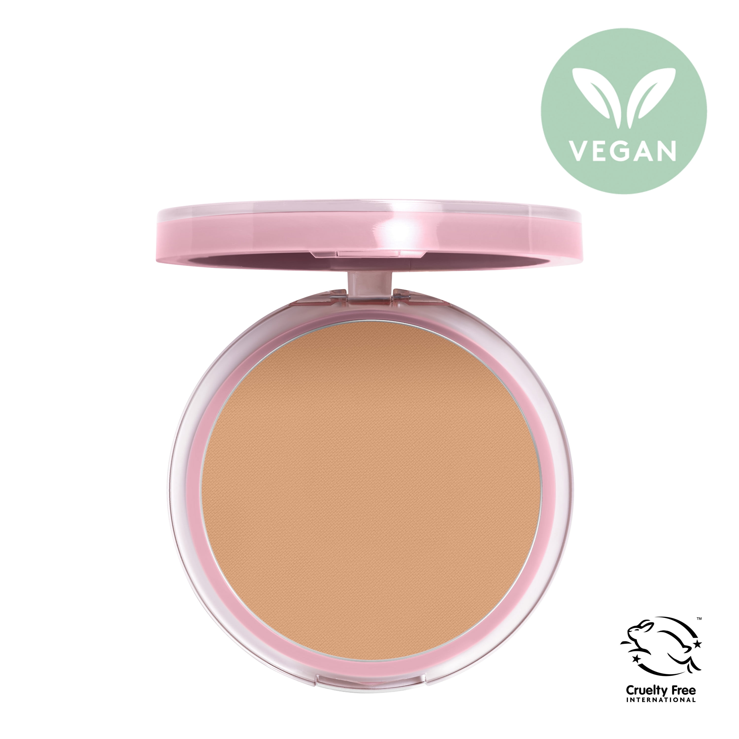 COVERGIRL Clean Fresh Healthy Look Poudre compacte, sans parabènes, sulfates, huile minérale ni talc, enrichie en lait de coco et extraits d'aloès, 100 % végétalienne et sans cruauté.