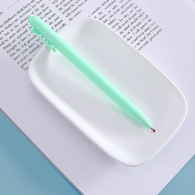 Candy Color Press Rollerball Pen Business Macaron Writing Pen Literary Style Student Stationery Pen