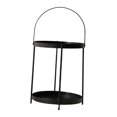thumbnail image 4 of Luzkey Étagère de Rangement de Bureau Support de Parfum Présentoir Multifonction en Fer pour Cosmétiques Organisateur pour Commode Dortoir Salon Double Couche, 4 of 8