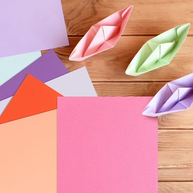 BEADCEST Papier Cartonné Multicolore Épais et Durable pour Fabrication d'Origami et Cartes