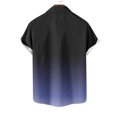 thumbnail image 3 of fatyb Button down Shirts for Men Short Sleeve Lightweight Beach Shirts Summer Gradient Collar Blouses, 3 of 4