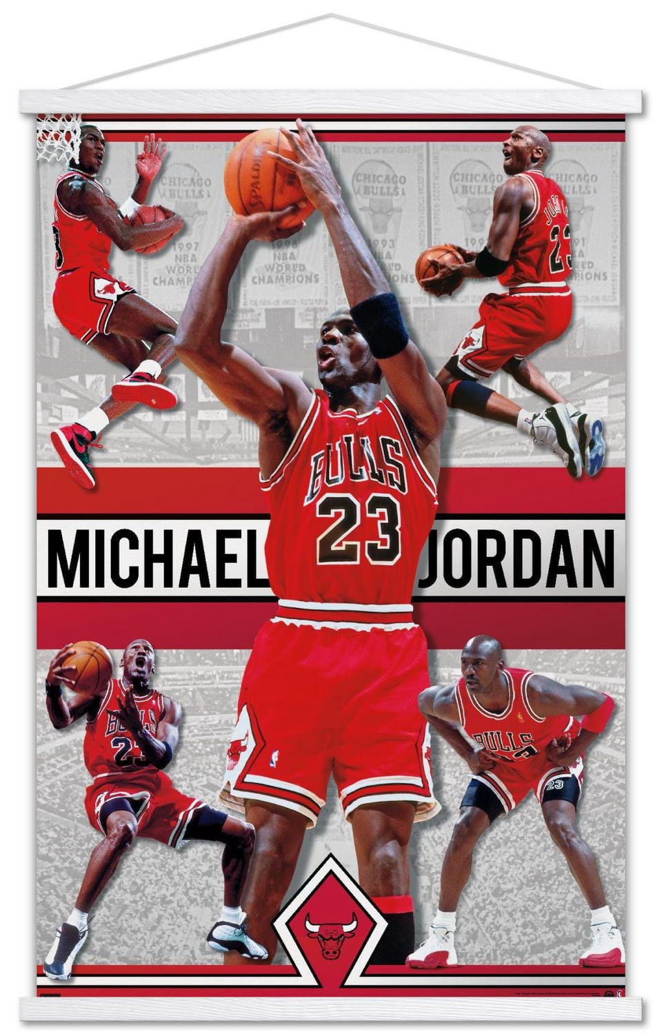 Michael Jordan - Collage Wall Poster, 22.375" x 34"