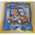 thumbnail image 2 of LEGO City: Airport Construction Worker Minifigure with Service Car, 2 of 6