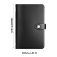 thumbnail image 3 of A6 Banknote and Cash Storage Book with Large Capacity, Faux Leather Money Organizer for Home Savings, Coin and Bill Album, 3 of 5