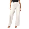 thumbnail image 1 of Womens Elastic High Waist Wide Leg Jeans with Fleece Lining, 1 of 5