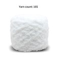 thumbnail image 3 of facefd Velvet White Yarn Ball, 2-Strand, 3 of 7