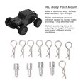 thumbnail image 3 of 4 Pcs Support de Poteau de Voiture RC Stable Haute Résistance Argenté pour MJX 1/14 14301 14302 RC, 3 of 8