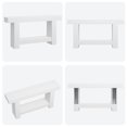 thumbnail image 5 of Longue Table Console, Table de Canapé Style Ferme à 2 Niveaux derrière le Sofa, Console d'Appoint Rectangulaire avec Rangement pour Couloir, Vestibule, Entrée, 5 of 5