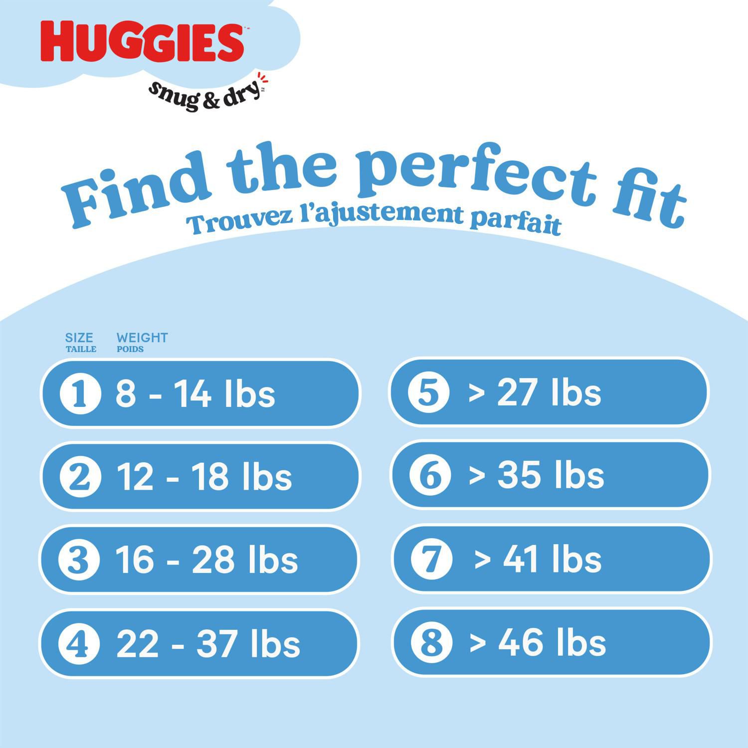 Huggies Snug & Dry Baby Diapers, 6 (28-44 lbs), 112 Ct