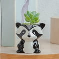 thumbnail image 1 of Dvkptbk Garden Flowerpot Animal Pot Ceramic Succulent Pot Cactus Potted Planting Bonsai Pots Set Home Decor, 1 of 4